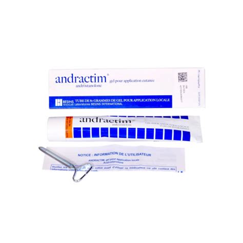 ANDRACTIM ® 2.5% DHT ( DIHYDROTESTOSTERONE = ANDROSTANOLONE ) GEL 80 GM