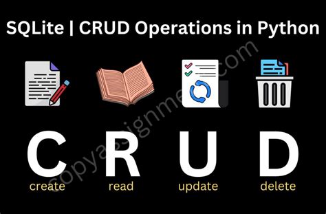 SQLite | CRUD Operations In Python - CopyAssignment