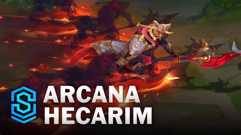 Arcana Hecarim Skin Spotlight - Pre-Release - League of Legends - YouTube