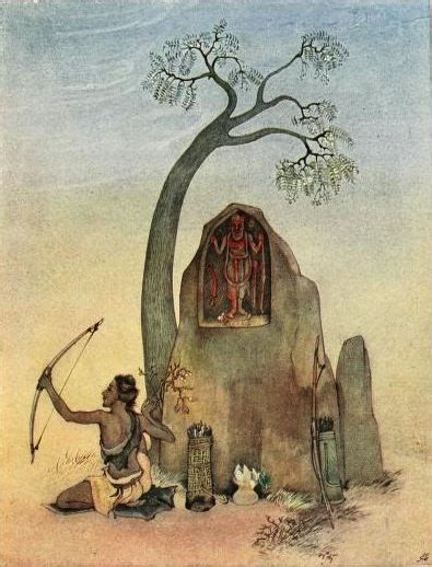 Indian Epics: Images and PDE Epics: Images: Ekalavya | Indian paintings, Painting, Indian painting