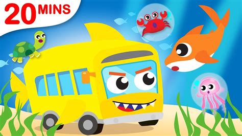 Baby Shark on the Shark Bus | Itsy Bitsy Did You See My Web? | Paw ...