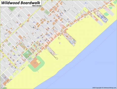 Wildwood Map | New Jersey, U.S. | Maps of Wildwood