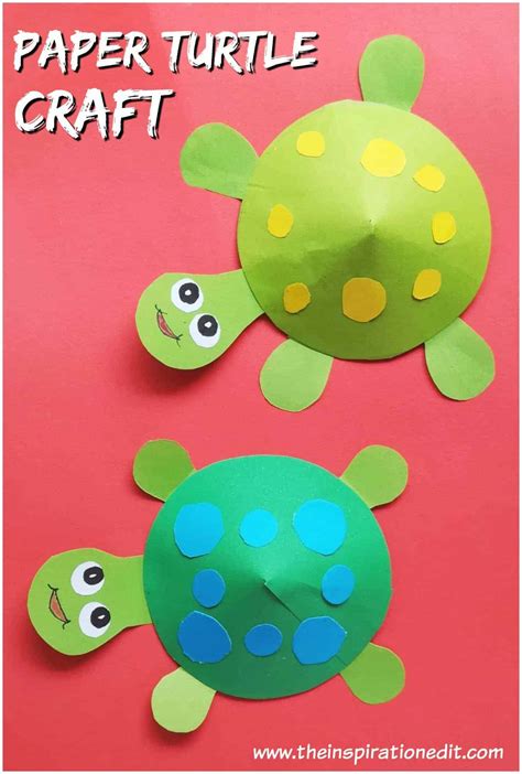 Paper Turtle Craft to Do With Kids · The Inspiration Edit