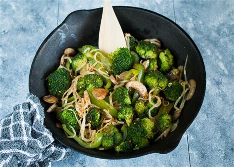 Broccoli Mushroom Bean Sprouts Stir Fry Recipe - Incriediableindia