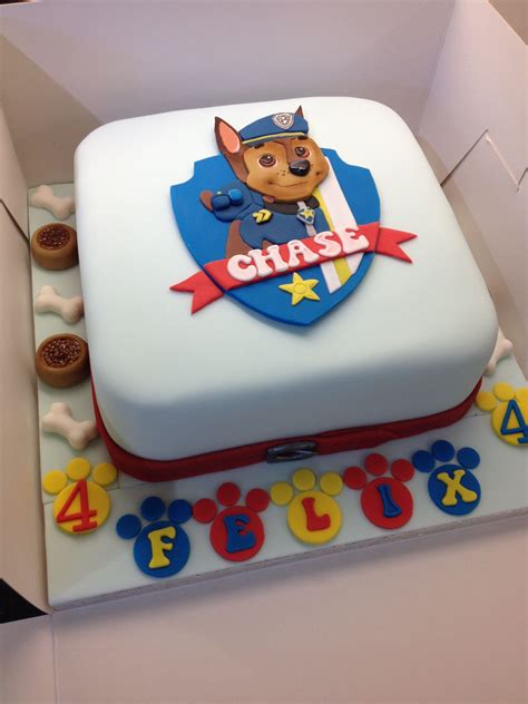 Chase Paw Patrol cake | Torte, Torte di compleanno per bambini, Torte per bambini