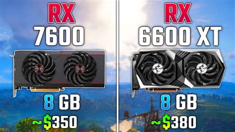 AMD RX 7600 vs RX 6600 XT | Test in 7 Games - YouTube