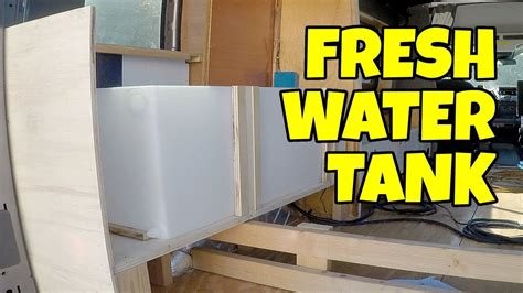 RV Fresh Water Tank Installation - YouTube