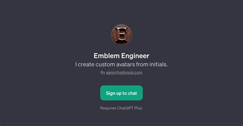 Emblem Engineer - Initials avatars - TAAFT