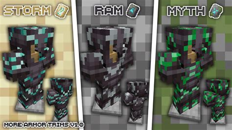 More Armor Trims - Minecraft Mod