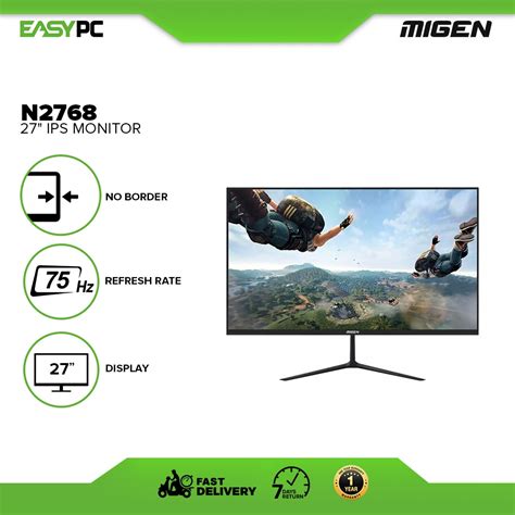 EasyPC | Migen N2768 27" IPS Monitor, Brand New 27 inch Online ...