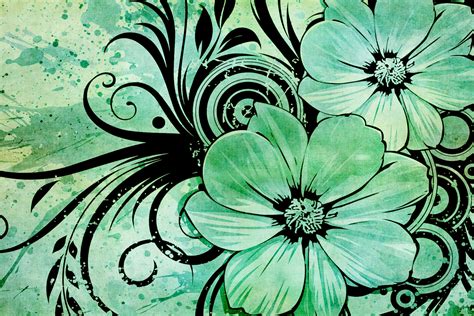 Floral Wallpaper Vintage Background Free Stock Photo - Public Domain ...