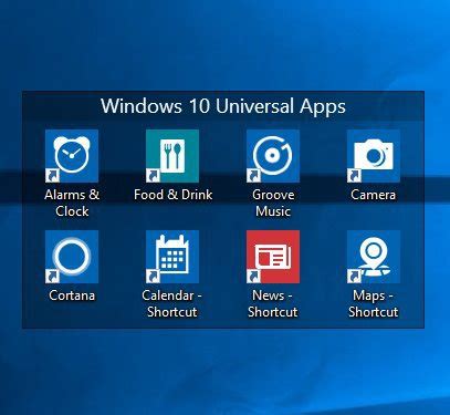 Create Desktop Icon Windows 10 at Vectorified.com | Collection of ...