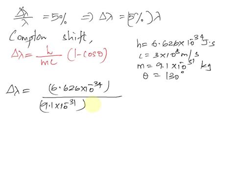 SOLVED: In a particular Compton scattering experiment, it is found that the incident wavelength ...