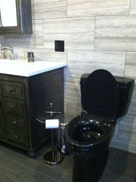 black toilet | Restroom remodel, Black toilet, Toilet design