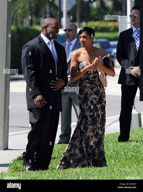 Guests attend the wedding ceremony of basketball superstar Michael Jordan and Yvette Prieto ...