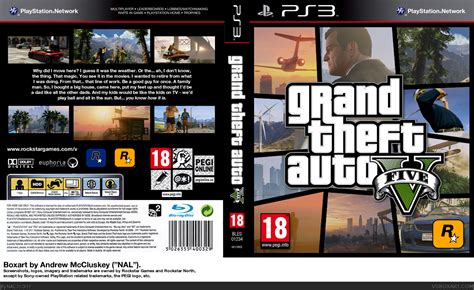 Grand Theft Auto V PlayStation 3 Box Art Cover by NAL