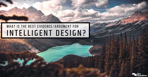 What is the best evidence/argument for intelligent design? | GotQuestions.org