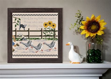 Country Cross-stitch Summer Cross Stitch Pattern Inspirational Cross ...