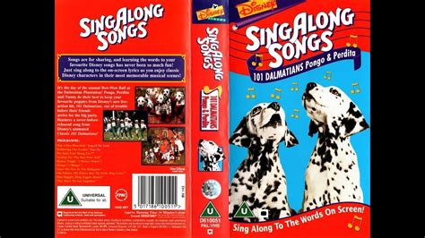 Sing Along Songs - 101 Dalmatians Pongo and Perdita [UK VHS] (1997 ...