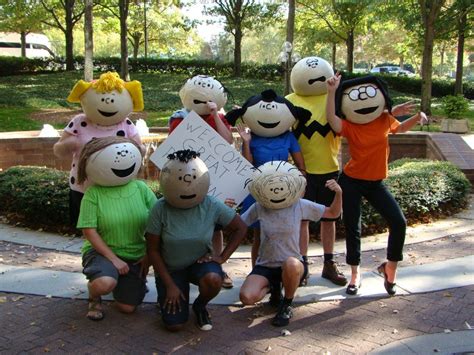 Peanuts Gang Homemade costumes, Sally, Linus, Lucy,Charlie Brown, Marcie, Peppermin… | Charlie ...