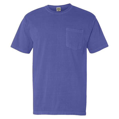 COMFORT COLORS - Comfort Colors Mens Garment-Dyed Pocket T-Shirt, Periwinkle, 3X, Style, 6030 ...