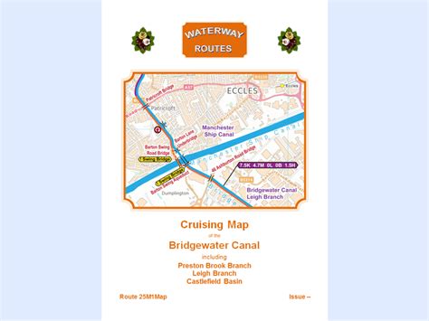 Bridgewater Canal Map for Download - Waterway Routes