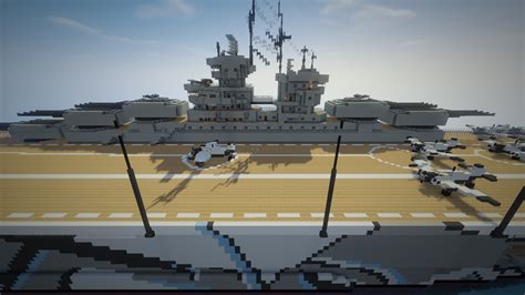 Aircraft Carrier - Pride (Partial Interior) Minecraft Map