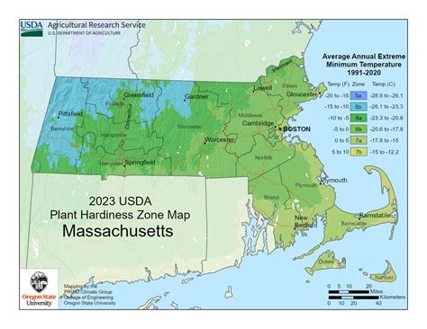 2023 Massachusetts USDA hardiness zone map vs older version. : r ...