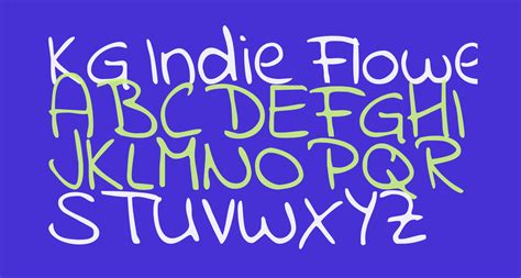 KG Indie Flower free Font - What Font Is