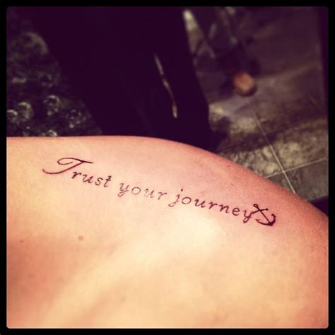 Trust Your Journey tattoo!