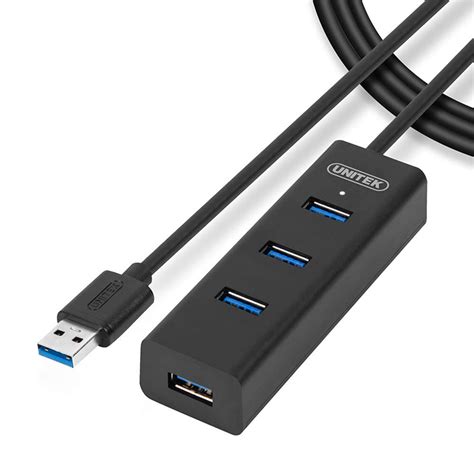 UNITEK Y-3089 USB3.0 Hub with 4 Ports USB Hub Extender Extension ...