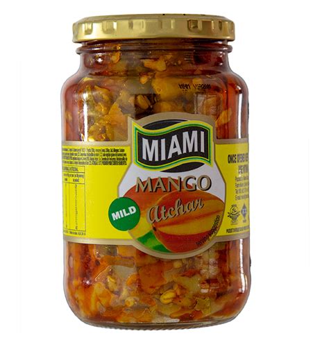 Miami Mango Atchar Mild 400g - Happy Hippo Foods