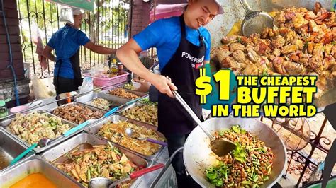 World’s CHEAPEST BUFFET! $1.50 vs $60 King Crab LOBSTER Buffet in ...