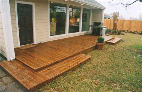 Life-time Treated Pine Decks - Houston Custom Decks & Pergola