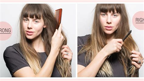 How to Brush Your Hair: Hair Brushing Tips That Will Give You Stronger ...