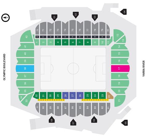 AAMI Park Seating Map 2023 with Rows, Parking Map, Tickets Price, Booking