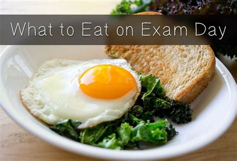 what to eat on exam day with an egg and toast in a bowl next to broccoli