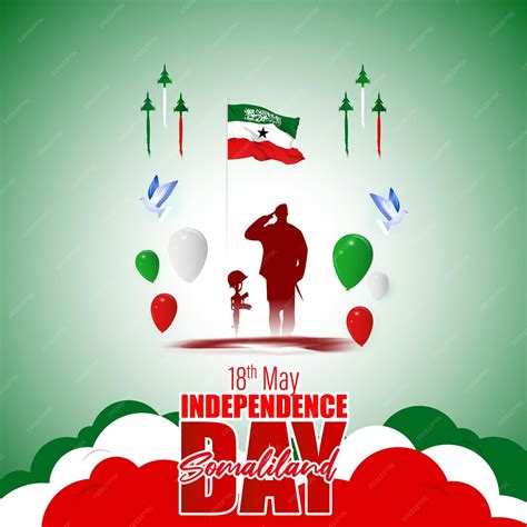 Premium Vector | Vector illustration for happy independence day somaliland