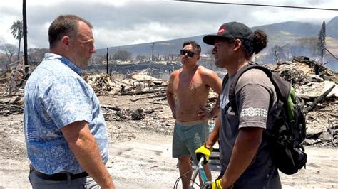 Hawaii Gov. In Lahaina Town: 'It Is Tragically Gone’ - Videos from The ...