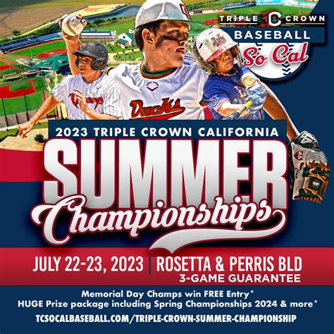 TRIPLE CROWN SUMMER CHAMPIONSHIPS - TC So Cal Baseball