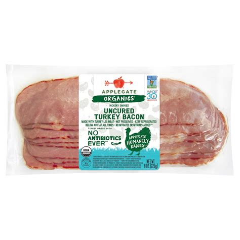 Applegate Organic Uncured Turkey Bacon - Shop Bacon at H-E-B