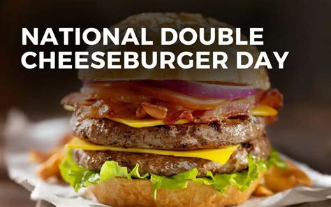 NATIONAL DOUBLE CHEESEBURGER DAY - September 15, 2024 - Angie Gensler