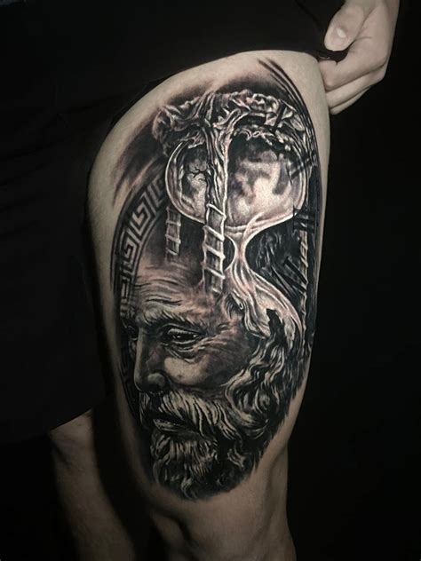 Tattoo uploaded by Miguel Carmo • The time of Chronos/Kairos • Tattoodo