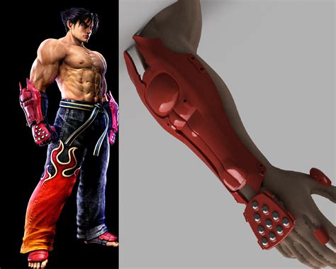 Archivo STL Jin Kazama Guantelete Tekken・Objeto imprimible en 3D para ...