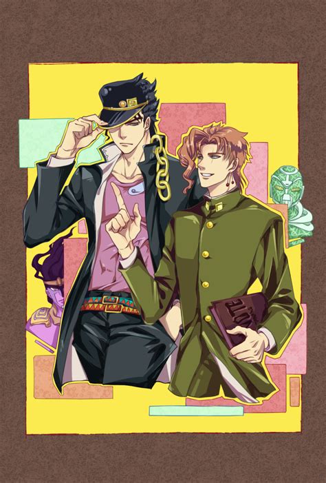 tanako (645316096), hierophant green, kakyoin noriaki, kuujou joutarou ...