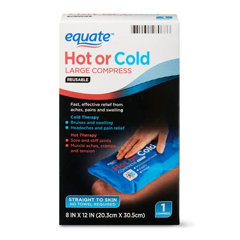 Equate Reusable Large Hot & Cold Pack, 8"x12", 1 Count - Walmart.com