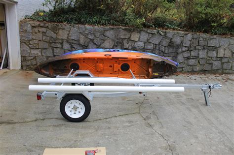 Kayak Trailer Bunks - DIY PVC tube Kit - RightOn Trailer