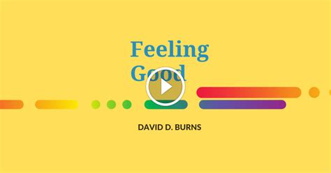 Feeling Good Summary | Book by David D. Burns