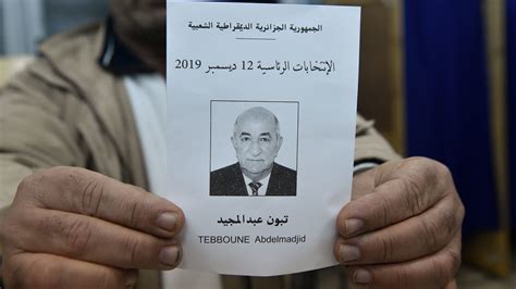 Former PM Tebboune Declared Winner in Algerian Election - The Media Line