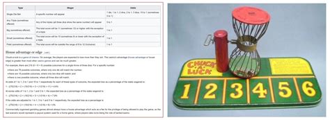 Computing the House Advantage for Chuck-a-Luck Using a Simulation | James D. McCaffrey